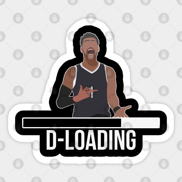 D'Angelo Russell - D-Loading Sticker by xavierjfong